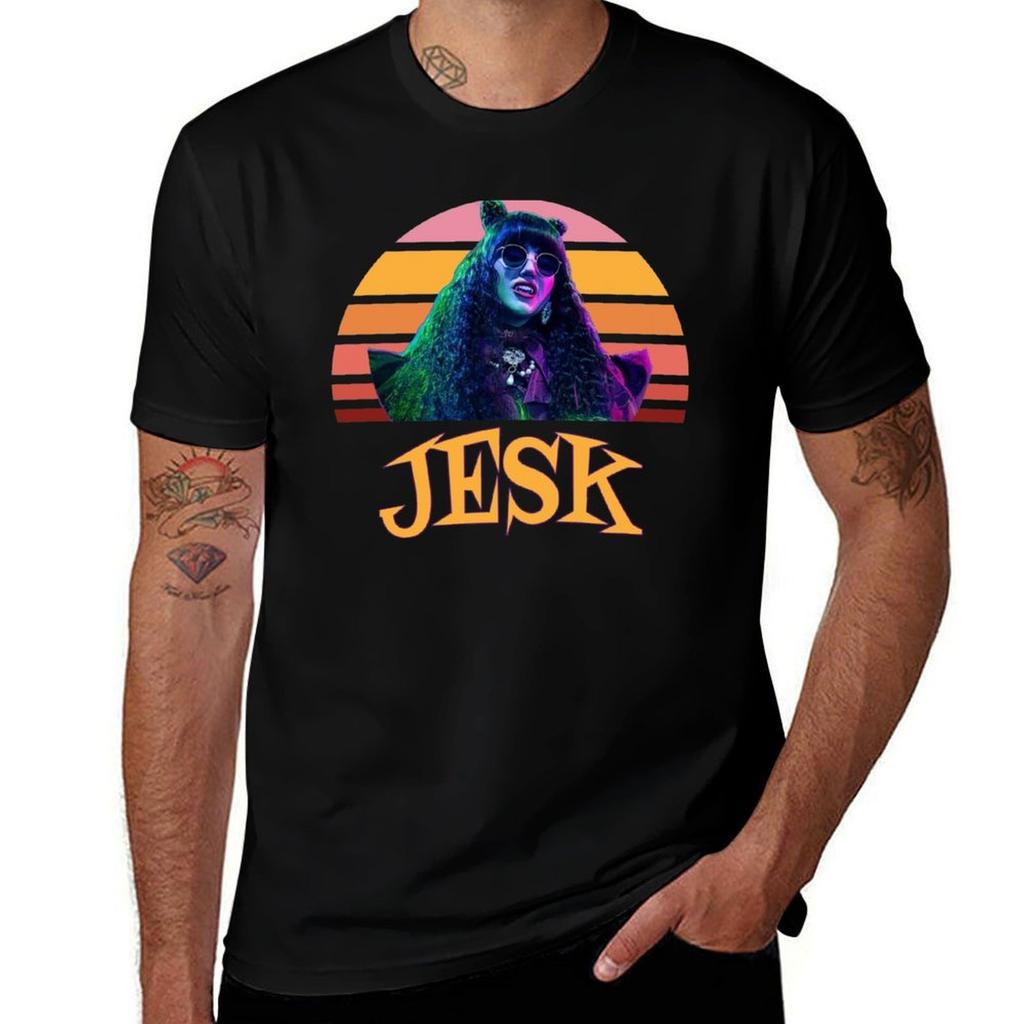 Jesk nadja что мы делаем в тени Футболка футболка мужская повседневная футболка мужчины 100% хлопок бренд класса люкс Футболка