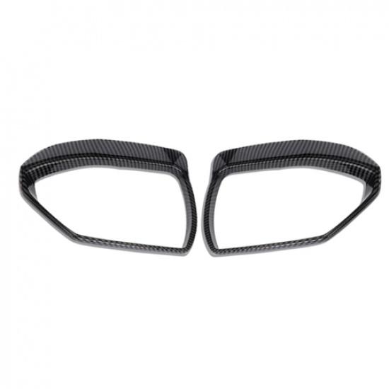 For Hyundai Tucson Carbon Fiber Mirror Rain Eyebrow Trim