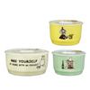 Yamaka Shoten MOOMIN Набор контейнеров для хранения в микроволновой печи и банка и Микроволновая печь и Посудомоечная машина Moomin Nordic Day Свадьба В упаковке, Контейнер, (Маленький