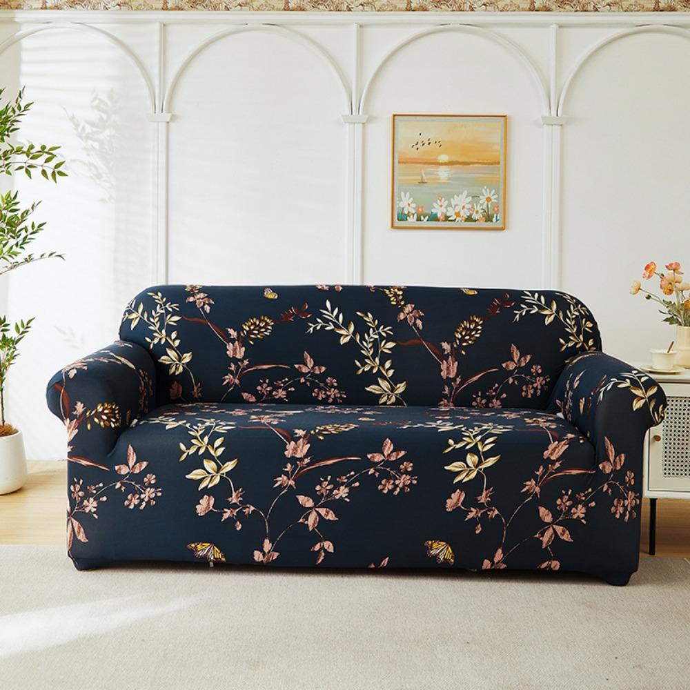 Эластичный диванный чехол с принтом Универсальный тянущийся протектор для дивана Защитник мебели