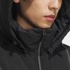 adidas Equipment Series SS25 свободная теплая спортивная куртка на утином пуху с капюшоном мужская куртка черного цвета KA7979
