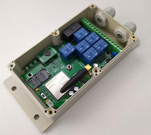 Семиканальный дистанционный релейный контроллер 4G/3G/GSM (Экспортная версия)