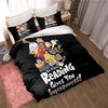 DOG MAN Cute Cartoon Pattern Bedding Set Duvet Cover Set Single Double Bed King Size Bed Set Adult Kid's Bedroom Anime Sheet Set