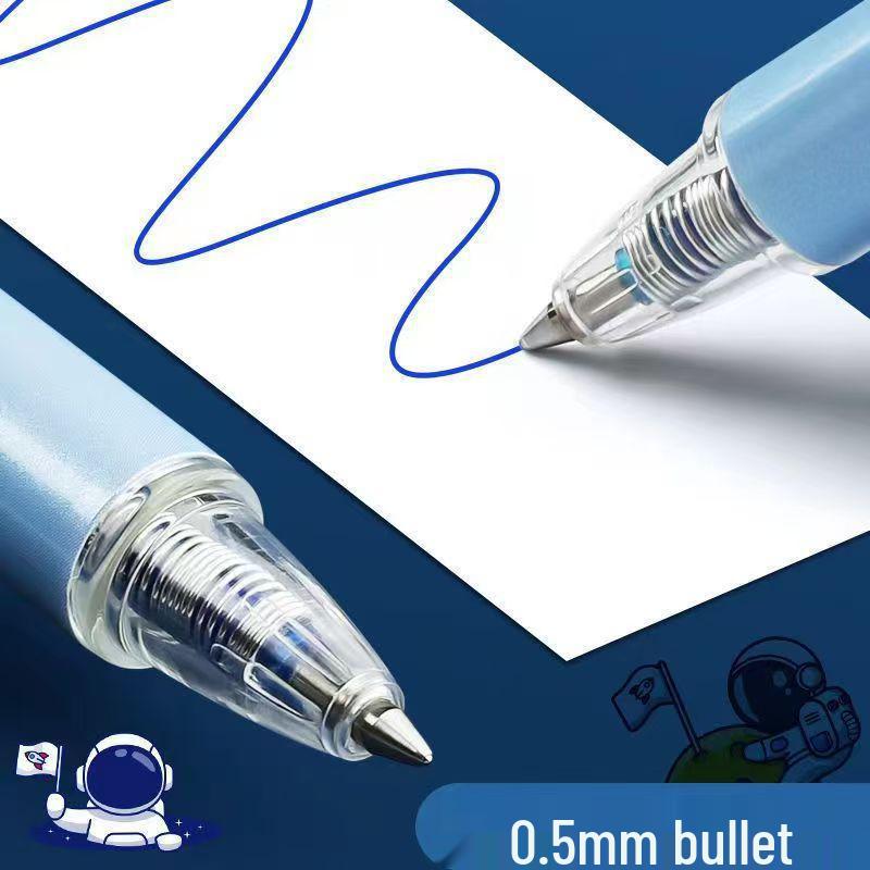 Креативная мультяшная термочувствительная стираемая ручка - 0,5 мм кристально-синяя нейтральная ручка Moresafe для студентов