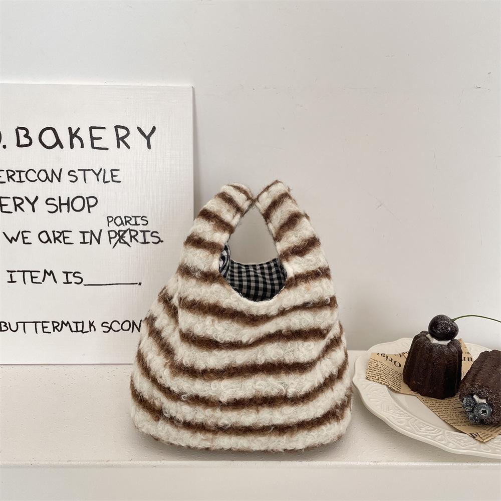 Женский клатч с леопардовым принтом, мягкий плюшевый, осенне-зимний, модная сумочка, тоут, для хранения