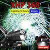 Налобный фонарь XHP360 LED Lamp Zoomable Headlamp Adjustable Lantern COB Lights Portable Head Lamp Long Range Head Flashlight