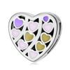 Designer Charms 925 Sterling Silver Tortoise Panda Unicorn Clip Beads with Clear CZ Bead Charms for Reflection Bracelet Jewelry