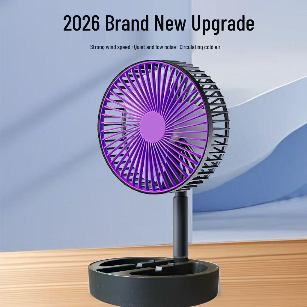 Foldable USB Desktop Fan for Dorm or Office