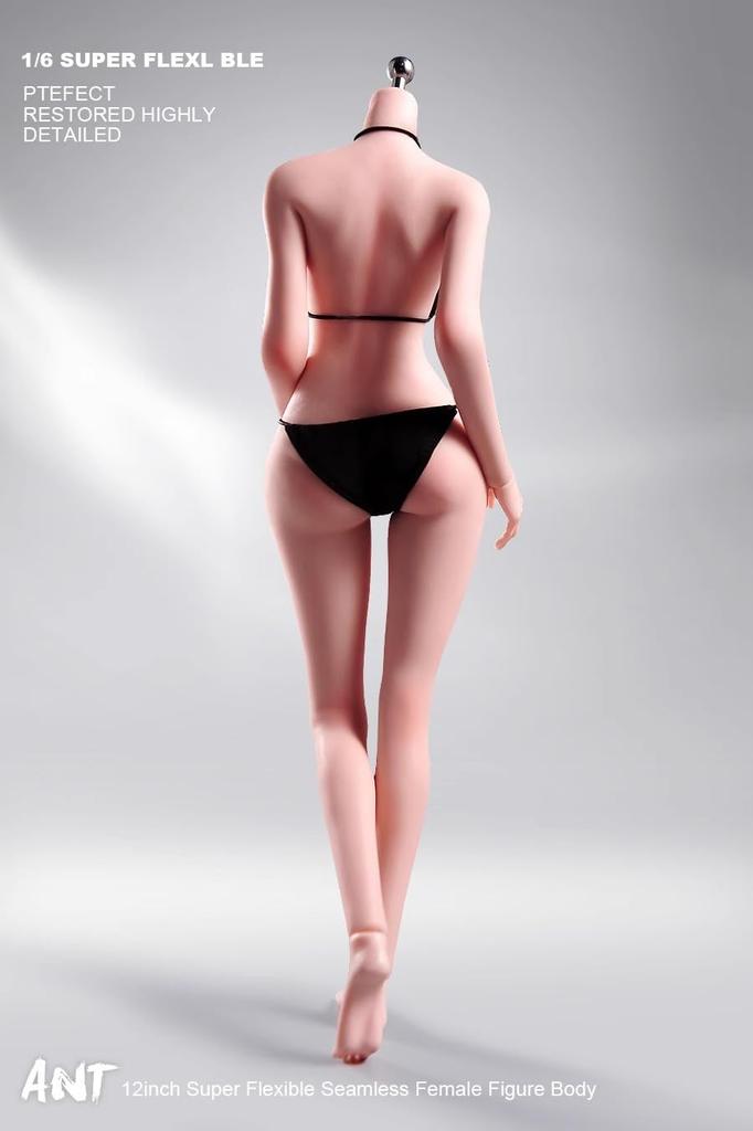 Toy Hobby Scale Action Figure ANT YCL001 Simple Skin Makeup Painted Version Super Flexible Seamless Body No Clothes Female Body Pearl White