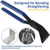 Hand Seamers Sheet Metal Tools Straight Jaw 45° Metal Bending Pliers for Bending and Flattening Sheet Metal Flattering Pliers