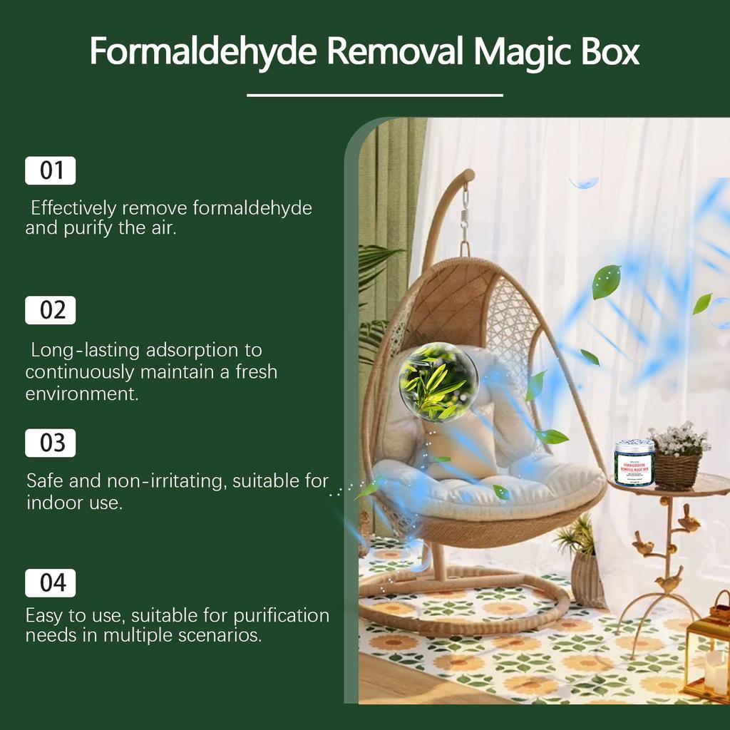 Коробка с агентом для удаления запахов New House Odor Removal Agent Purifier Deodorant Odor Removal 2ml