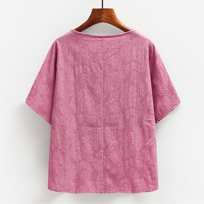 Летний костюм для матери среднего возраста, женская футболка с короткими рукавами, укороченные брюки, костюм с шароварами