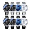 Fashion Luxury Business Men's Wristwatch Round Dial Luminous Waterproof Calendar Chronograph Man Watch