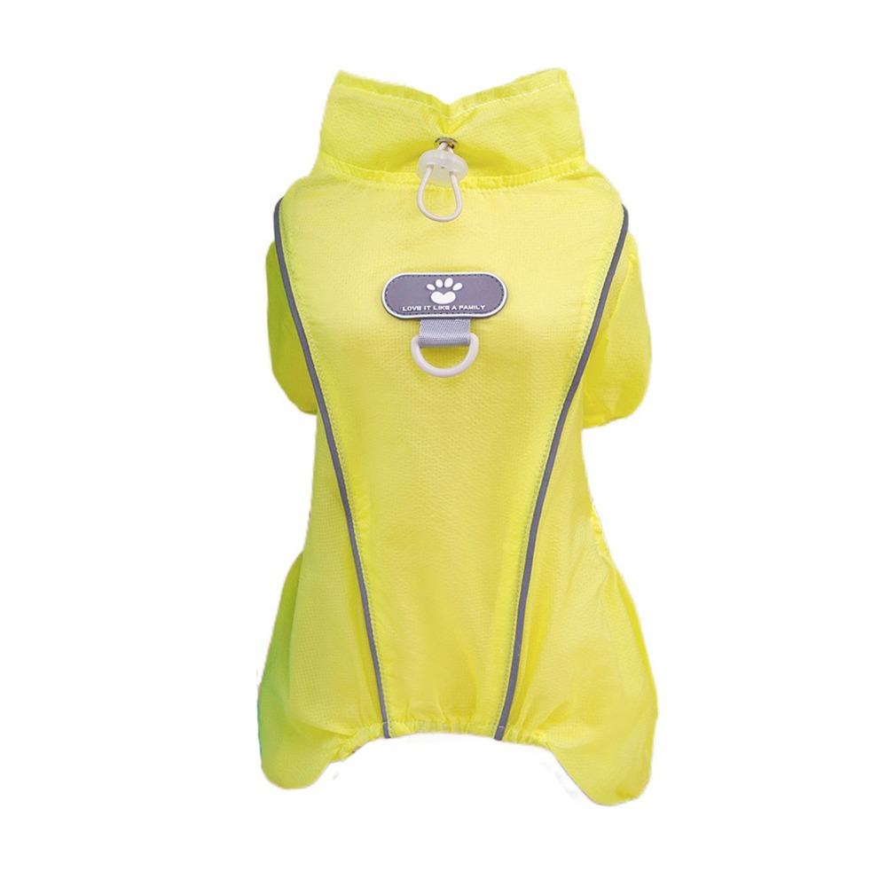 Четыре ноги Летний питомец Солнцезащитный костюм Боди Собака Тонкая рубашка Бишон Собака Солнцезащитная одежда для улицы