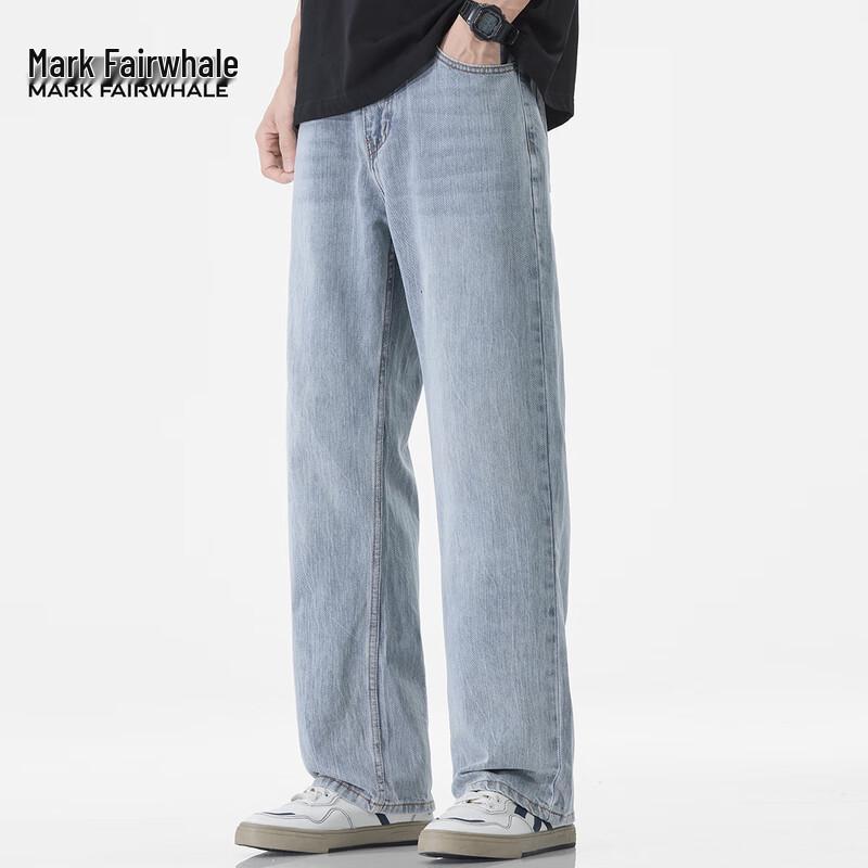 Мужские джинсы прямого кроя от Mark Fairwhale