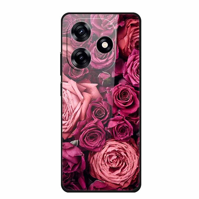 Glass Case For Honor X5c Plus Case Soft Bumper Hard Tempered Glass Back Cover For Honor X5c Plus Play 10A Phone Case X 5 C Plus