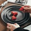 Уникальный цветочный бортик Ручной работы Винтажный Антикварный Металлический Поднос Круглый Железный Поднос с Лентами Деревенский Ретро Поднос для Дома Свадебного Декора