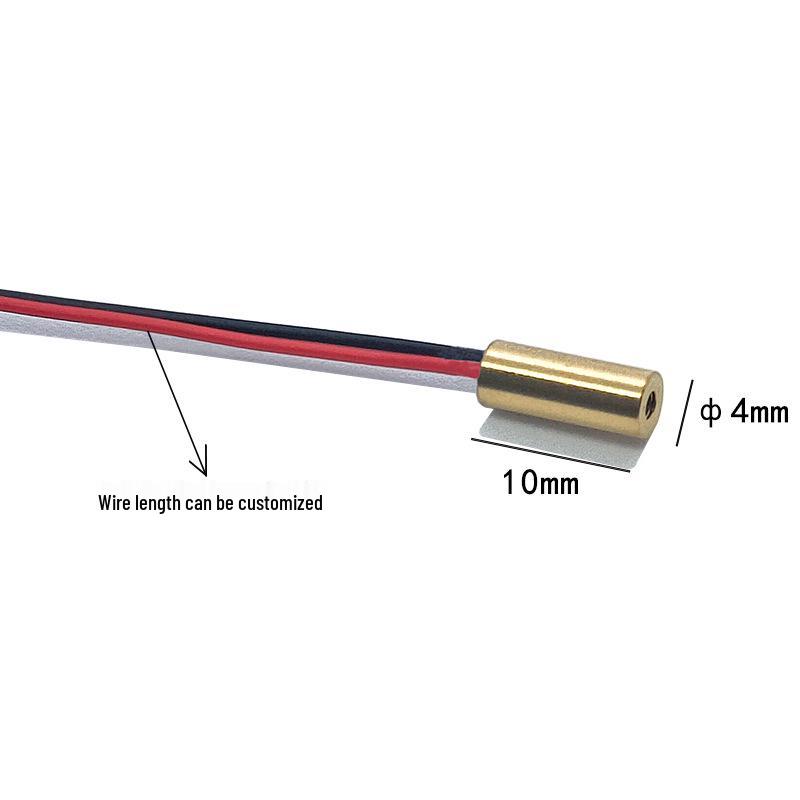 4x10mm Red Laser Module 650nm 0.3mW - Calibration Infrared Laser Head
