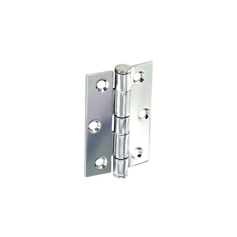 Securit Button Tip Butt Hinges (Pack of 2)