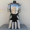 Medieval Knight Lady Half Body Armor Female Cuirass With Tassets Women's Pauldrons, Bracers, Leg Greaves Armor Suit Cosplay Roleplay
