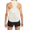 Nike Dri-Fit Swoosh Круглый вырез Приталенный крой Удобный Однотонный Жилет Женские топы Молочно-белый HQ0621133