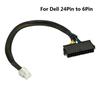 24-Pin To 6-Pin ATX PSU Power Adapter Cable For Dell Inspiron 3470 OptiPlex 3050