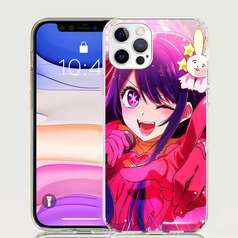 Чехол для телефона Oshi No Ko для iPhone 17 Air 16 15 Plus 11 14 Pro Max 13 Mini 12 7 8 + SE Художественный узор Индивидуальная крышка 16 15 Plus 11