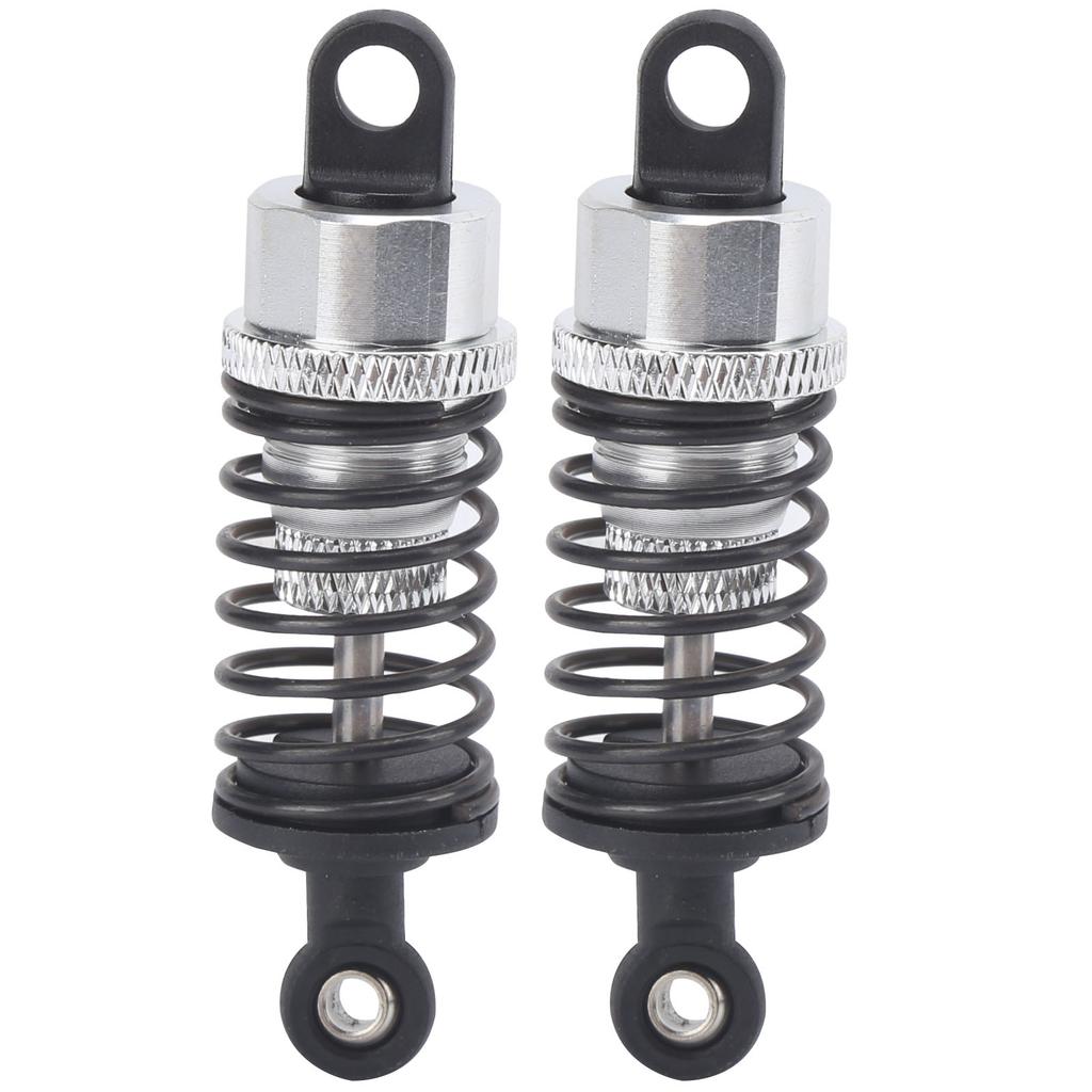 2Pcs 63mm RC Aluminium Shock Absorber Damper for TRAXXAS SLASH 2WD RC Car Upgrade PartsSilver