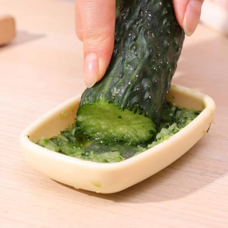 Ручной пресс для измельчения чесночного пюре Дробилка для имбиря Дополнительная пищевая мушмула Мясорубка Измельчение Очистка имбиря Кухонный гаджет