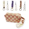 Multi Functional Zinc Alloy Keychain Hair Tie Phone Strap With Stylish Fabric Scrunchie Key Holder For Everyday Carry