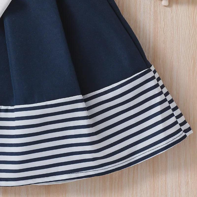 Новая стильная британская летняя юбка А-типа - милое, дышащее платье для девочек и малышей