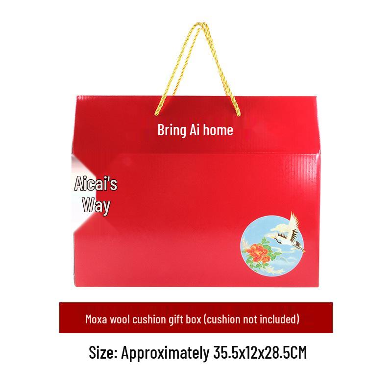 Ваньтан Электрическая грелка из моксы - Бархатная подушка с полынью для горячего компресса для офиса и дома