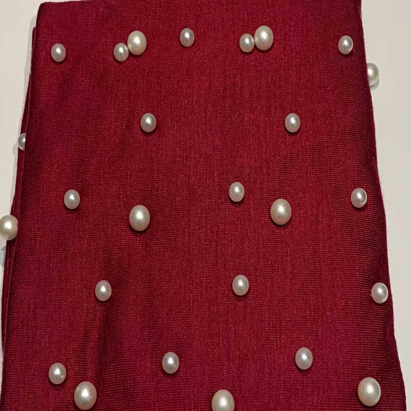 Новый Эластичный Мусульманский Женский Трикотажный Хиджаб Хлопковый Скрученный Тюрбан Кепки Женский Головной Платок Обертывания Жемчуг Тюрбан Женский Индийская Шляпа