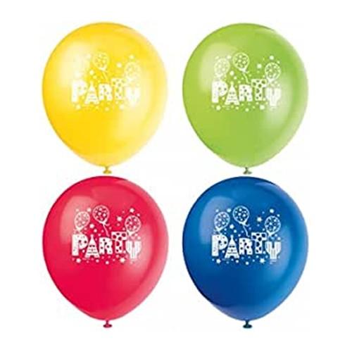 Unique Party Balloons (Pack Of 8)