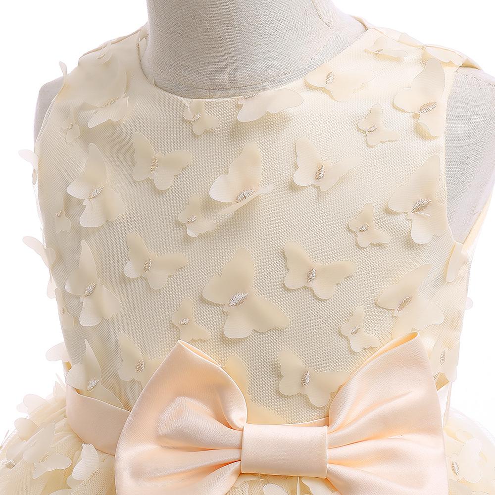 Kids Christmas Dresses For Girls Elegant Princess Wedding Dress Children Vintage Evening Party Dress Christmas Prom Formal Dresses