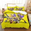 Комплект постельного белья Splatoon 3, односпальная кровать, двуспальная кровать, двуспальная кровать, комплект постельного белья для взрослых и детей, комплект простыней с 3D-принтом и аниме