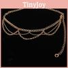 Metal Multilayer Waist Chain For Women With Artistic Engraving Fashion Accessory