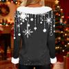 Long Sleeve Shirts For Women Cute Tops Christmas Prints Tees Blouses Casual Plus Size Basic Tops Pullover