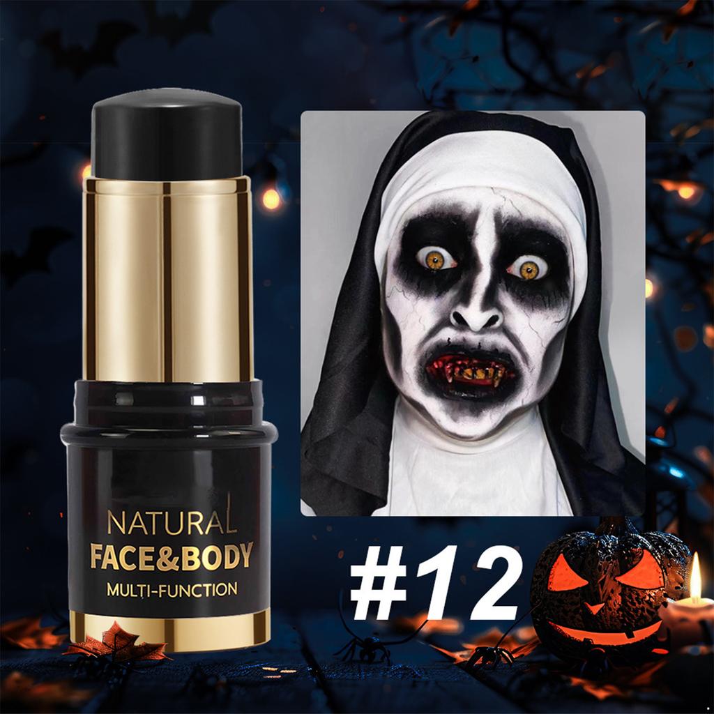 Набор мелков для грима, светящихся в темноте, неоновый УФ-набор для боди-арта, флуоресцентный Хэллоуинский макияж для взрослых, детей, вечеринка, косплей, карнавал, Марди Гра