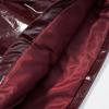 Women's Street Style Leather Suit: Double-breasted Waist-cinching Jacket & A-line Skirt Set