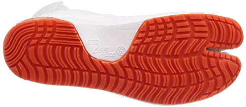 Margo Air Cushion Tabi Socks, 2E, Air Jog V (Five), 6-Piece Set, White, 26.5 cm