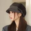 Осенне-зимняя шляпа женский темперамент берет ретро маленькая шляпа художника повседневная универсальная восьмиугольная шляпа