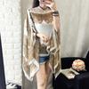 New Sunscreen Shawl Cycling Beach Scarf Chiffon Printing Uv Shawl
