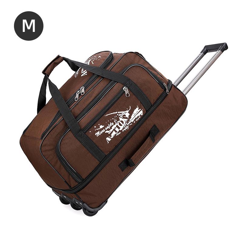 Оксфордский холст дорожная сумка на колесах Компактный водонепроницаемый складной багаж большой вместимости унисекс