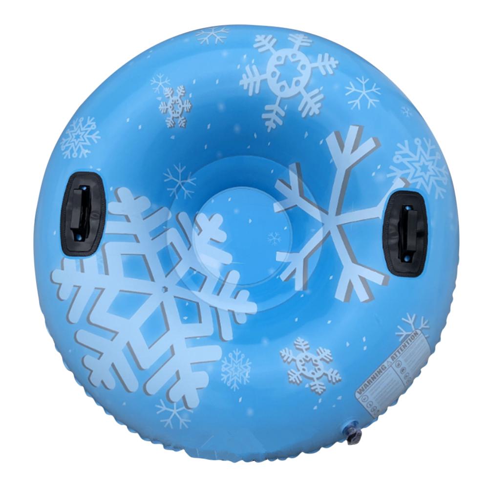 Inflatable Floated Skiing Board Thickened Floated Sled PVC Ski Board Sled with Handles Ski Board Skiing Equipments