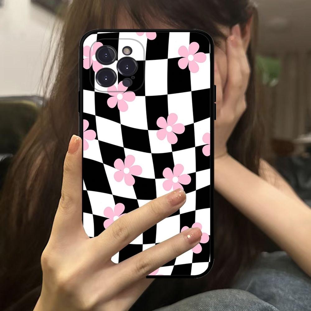 Чехол для телефона с цветами ромашки для iPhone 16 15 14 11 12 13 Mini Pro XS Max Чехол 6 7 8 Plus X Funda Shell