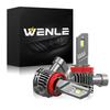 WENLE H8/H9/H11/H16 LED Headlight, Compatible with New Vehicle Inspection, Ultra Brightness, 100W, 24,000 LM,