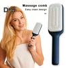 Large Massage Comb One-Key Self Cleaning Hair Brush with Long Handle Anti-static Scalp Massage Hair Comb Women Hairdressing Retractable Comb Home