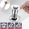 NEW Washbasin Leak Plug Stainless Steel Floor Drain Filter Bathroom Plug Press Type Sink Drain Universal Accessory for Washbasin