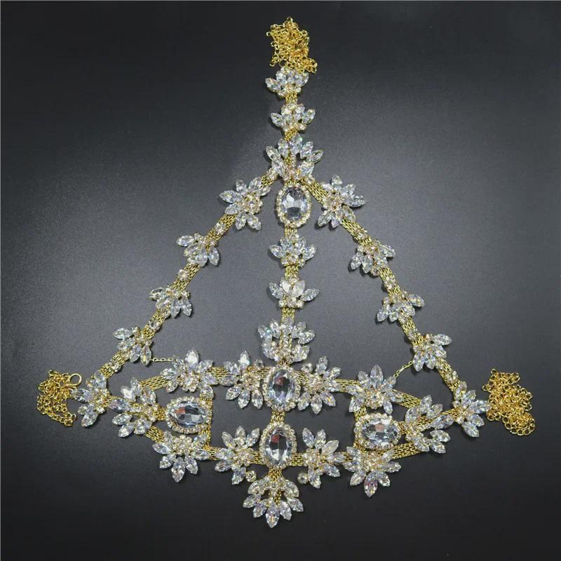 Креативная маска со стразами и бриллиантами — блестящие украшения для вечеринок на Хэллоуин